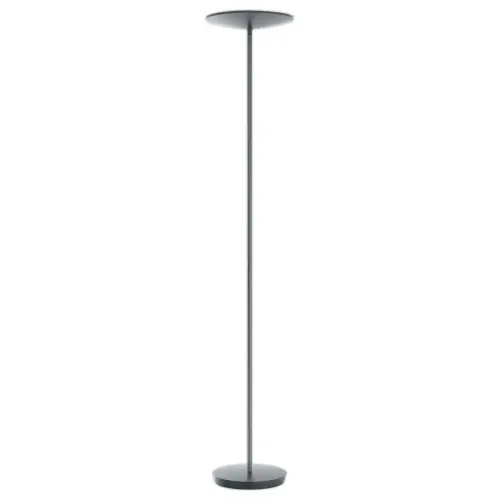 Lampadaire droit LED slim 30W noir, avec variateur noir