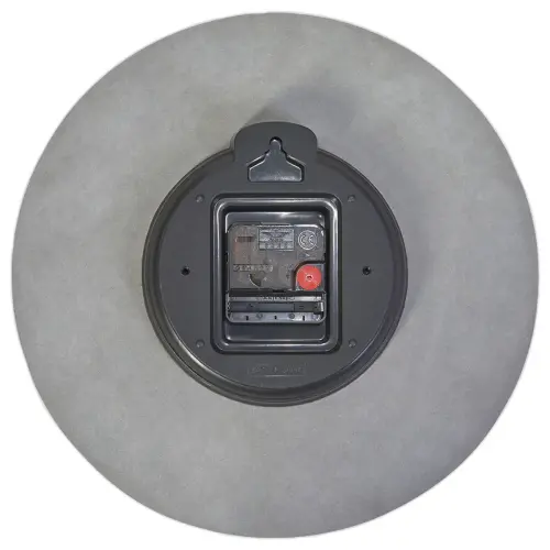Horloge murale milena grise 30 cm cadran bois 