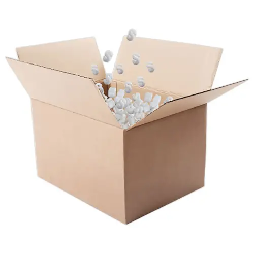 Carton de particules de calage en polystyrene bio 125 l 