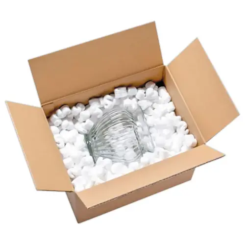 Carton de particules de calage en polystyrene bio 125 l 