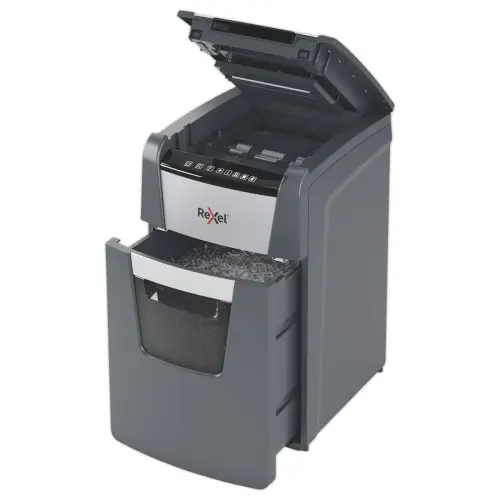 Destructeur Optimum Auto+ 150M - Coupe Micro - 150 feuilles - 44L - REXEL 
