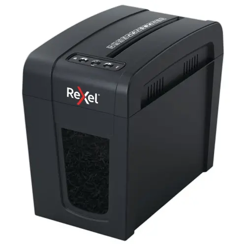 Destructeur de documents Secure X6-SL - Coupe Crois&eacute;e - 6 feuilles - 10L - REXEL 