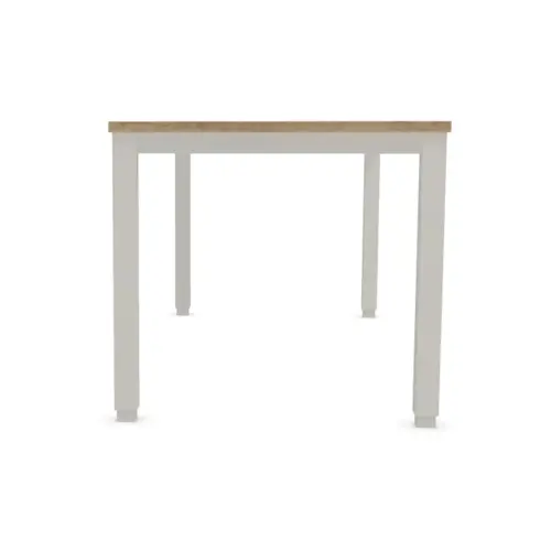 Bureau 180 x 80 ch&ecirc;ne vein&eacute; - pieds  aluminium 