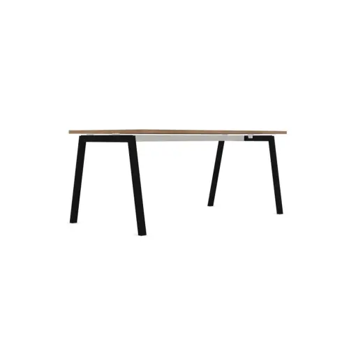 Bureau rectangulaire 180x80 Noyer / pi&eacute;t. Anthracite BANGKOK 