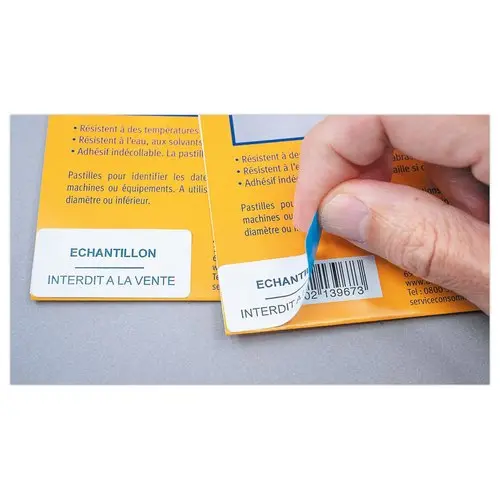 &Eacute;tiquettes de masquage laser AVERY 45,7 x 21,2 mm 25 f x 48 &eacute;tiquettes 