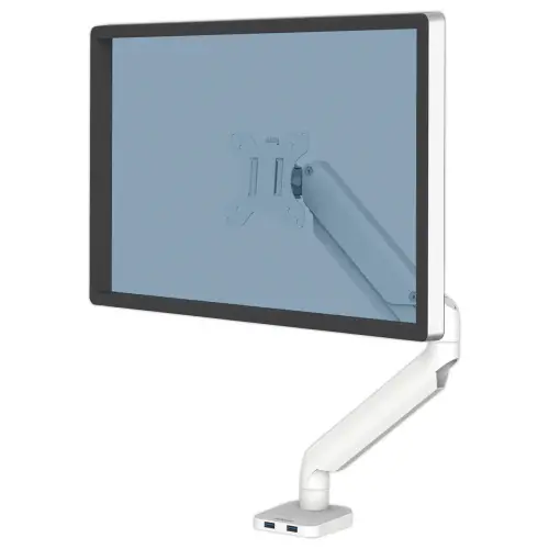 Bras porte-écran simple Platinum Series - Blanc - FELLOWES
