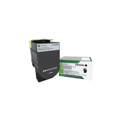 Toner LEXMARK 71B20K0 Noir