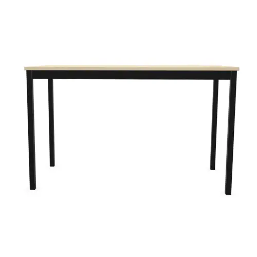 Table modulaire rectangulaire 120 x 60 acacia / noir 