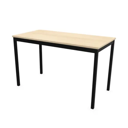 Table modulaire rectangulaire 120 x 60 acacia / noir 