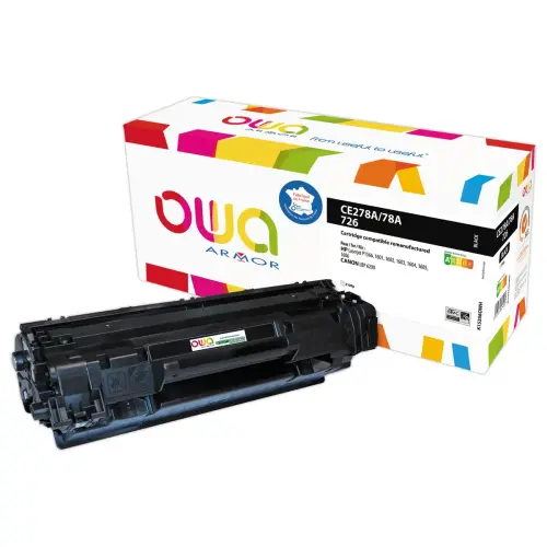 Cartouche equi. HP CE278A HP78A, Canon726 noire APF