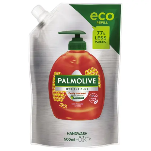 Recharge de savon liquide Palmolive Hygiène plus 500ml antibactérienne