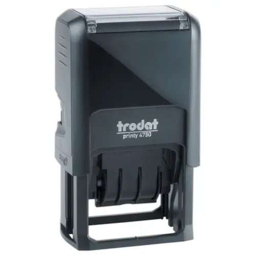 Dateur personnalisable Printy 4750 - boitier noir - encre bicolore - TRODAT