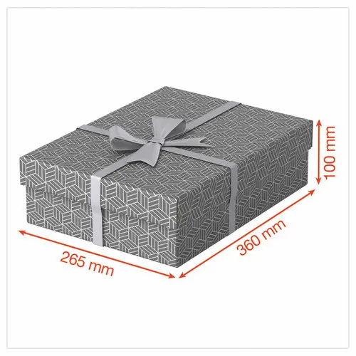 3 Boîtes de rangement Home - Taille M basse - Gris - ESSELTE