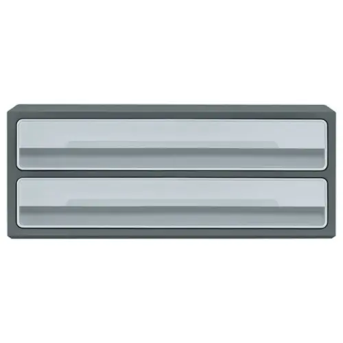 Module 2 tiroirs MOOVUP Secure Agile CEP Dim : 37x27,5 H14,6 cm gris