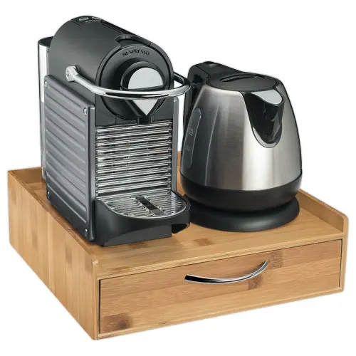 Range dosettes 1 tiroir en bambou
