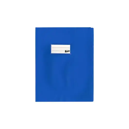 Protège-cahier 17 x 22 cm Apli - polypropylène 19/100 - bleu