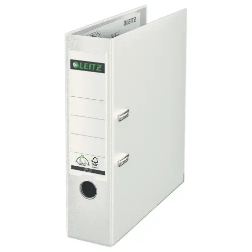 Classeur à levier LEITZ 180° - Dos 8 cm- Blanc