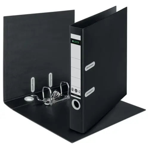 Classeurs à levier 180° recyclé A4 - Dos 5 cm - Noir - LEITZ