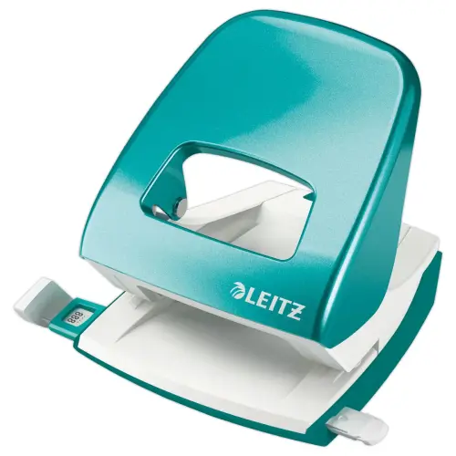 Perforateur blanc 2 trous coloré 30 feuilles - Vert menthe - LEITZ