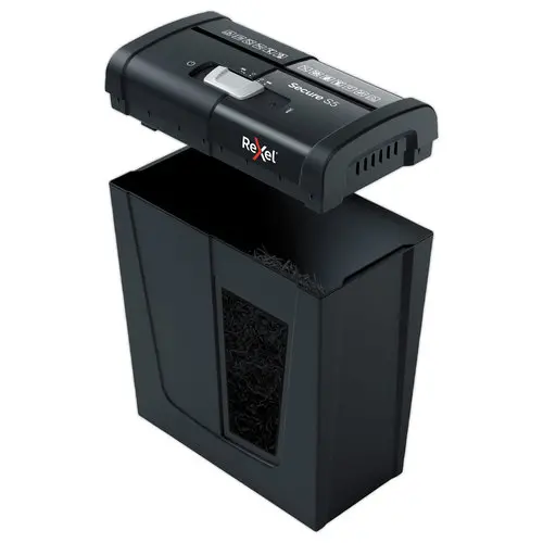 Destructeur Rexel Secure S5 Coupe Droite - 75 feuilles - 10L - REXEL