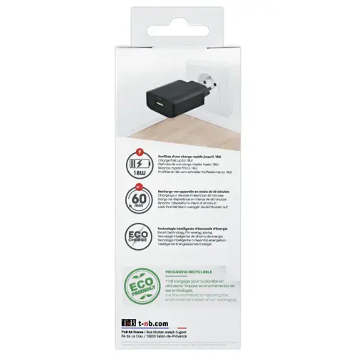 Chargeur secteur USB QC 3.0