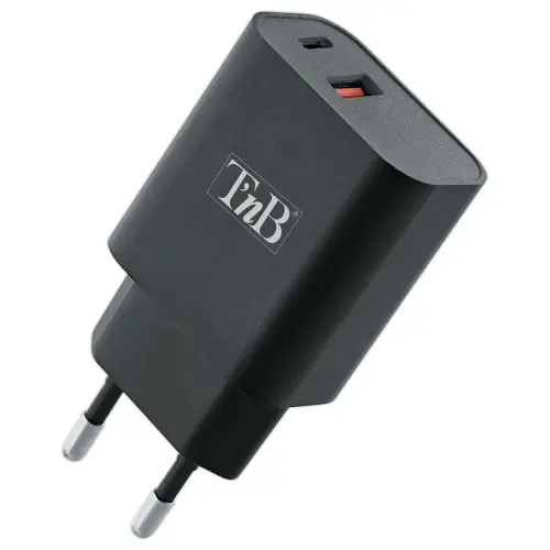 Chargeur secteur Quick Charge – USB-C + USB-A – 30W – T’nB