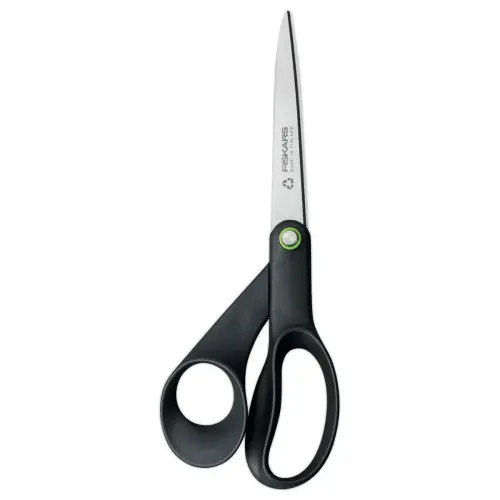 Ciseaux  FISKARS droitiers 21 cm recycl&eacute;s  / recyclables 100% 