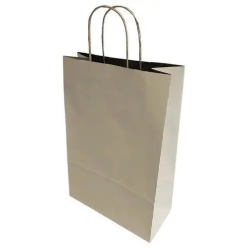 200 Sac kraft poignées torsadées grand format L 32 x P15 x H42 cm