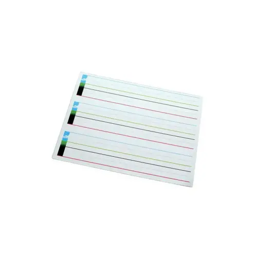 Tableau magn&eacute;tique 1 face effa&ccedil;able &agrave; sec sp&eacute;cial dys - lignes color&eacute;s 