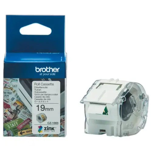 Rouleau d'étiquettes Brother CZ-1003 19 x 5m