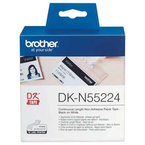 Rouleau d'étiquettes QL BROTHER 54 mm x 30 m DKN55224
