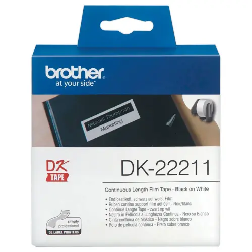 Rouleau d'&eacute;tiquettes QL BROTHER 29 mm x 15 m DK22211 