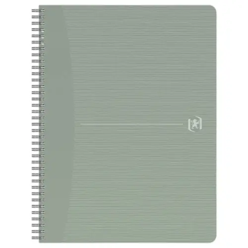 Cahier recyclé à spirales 100 pages 90gr A4 5x5.