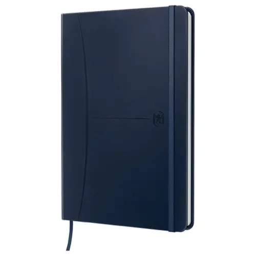 Cahier Signature broché A5 160 pages 5x5. Bleu