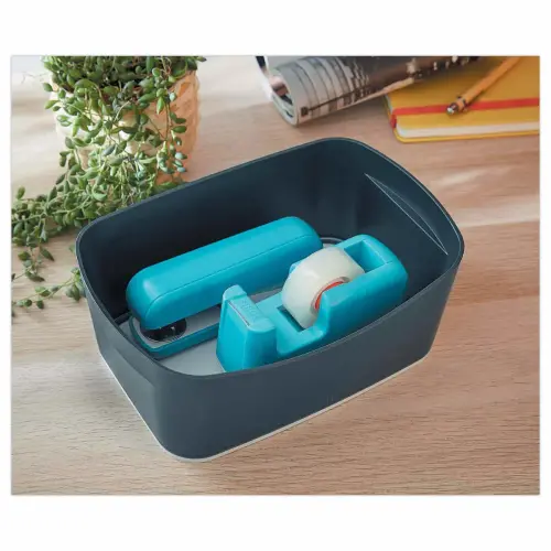Bo&icirc;te de rangement sans couvercle MyBox Cosy - Gris - LEITZ 
