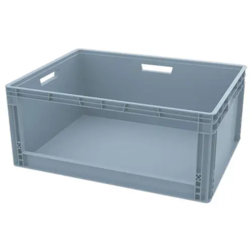 Bac picking avec ouverture longueur gris 145L
