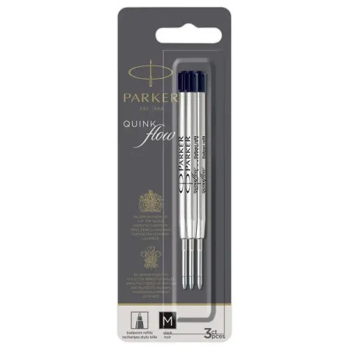3 Recharges pour stylo Jotter - Noir - PARKER