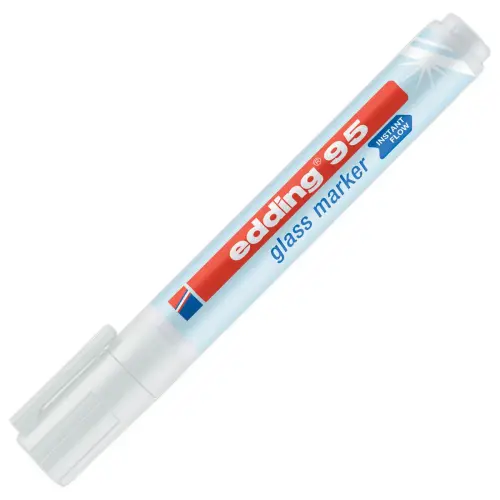 Marqueur surface en verre effa&ccedil;able EDDING 95 - Pointe ogive 