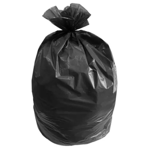 1000 Sacs à déchets liens traditionnels Flexigreen 30l - Noir