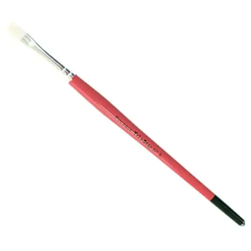 Brosse plate n°8 - OZ - en soie - peinture acrylique et à l'huile