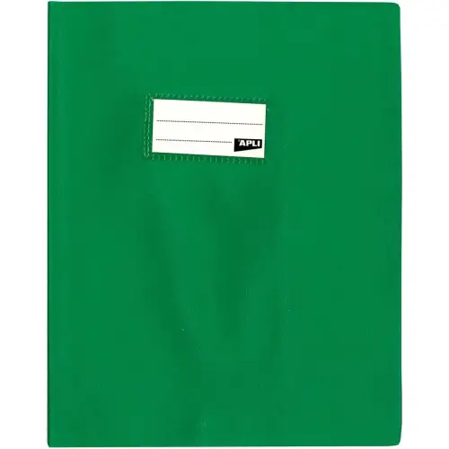 Prot&egrave;ge-cahier  17 x 22 cm Apli - polypropyl&egrave;ne 19/100 - vert 