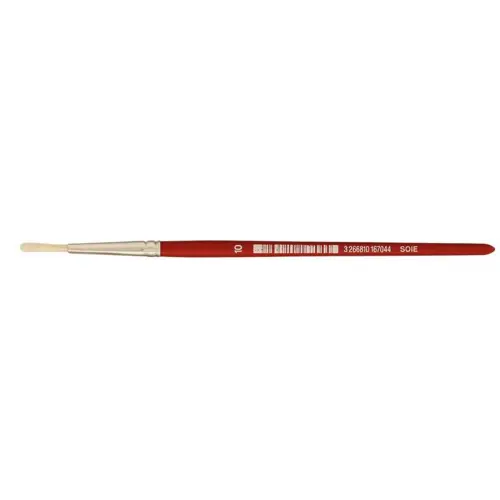 Brosse ronde n&deg;10 - OZ - en soie - peinture acrylique et &agrave; l'huile 