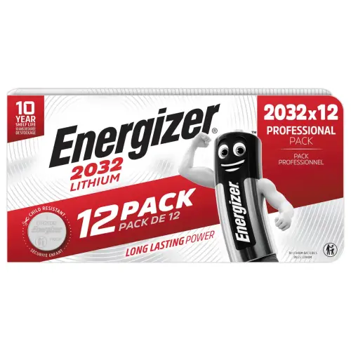 12 Piles lithium Ultimate CR2032 - 3V - ENERGIZER