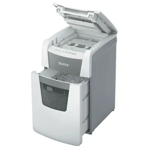 Destructeur IQ Auto+ Office 150 P4 - Coupe croisée - 150 feuilles - 44L - LEITZ