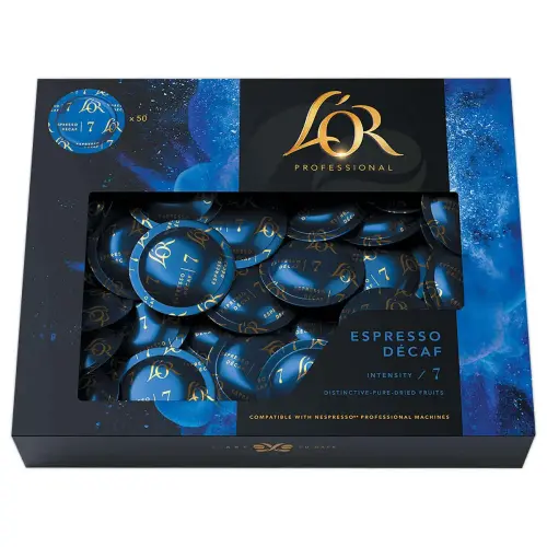 50 Capsules DISC café L'OR Espresso Decafeine
