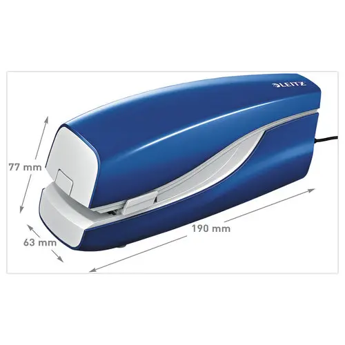 Agrafeuse &eacute;lectrique NeXXt filaire - 20 feuilles - Bleu - LEITZ 