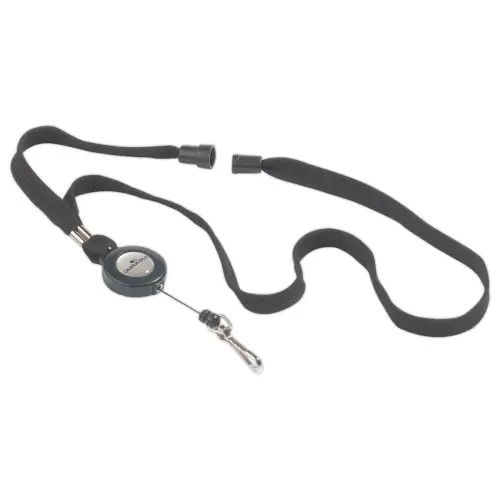 10 Enrouleurs porte-badges - Lacet noir - DURABLE 