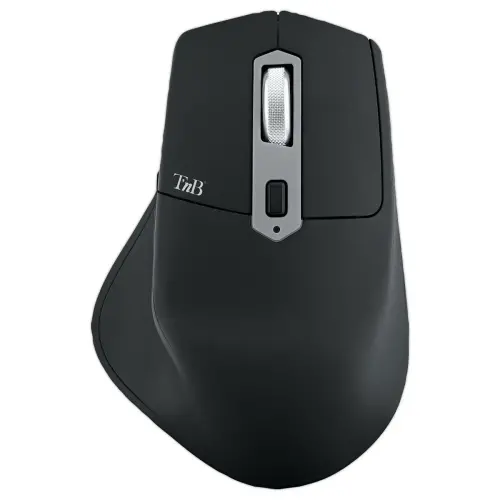 Souris sans fil semi-ergonomique dual connect 