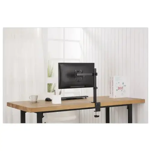 Bras porte-&eacute;cran simple Ergo Line Noir 