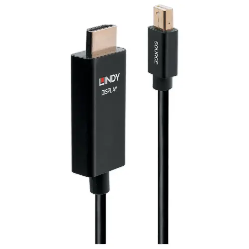Cordon mini displayport vers hdmi 2.0 actif - 2M 